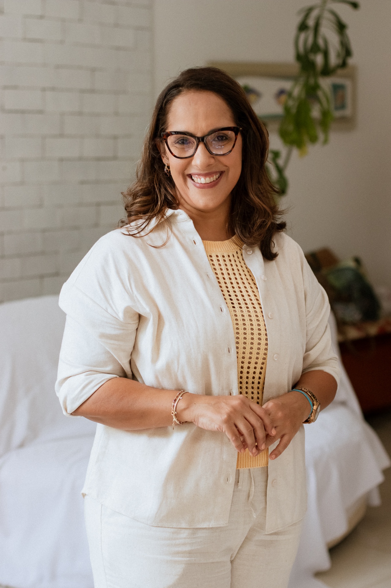 Lara Lima no estúdio